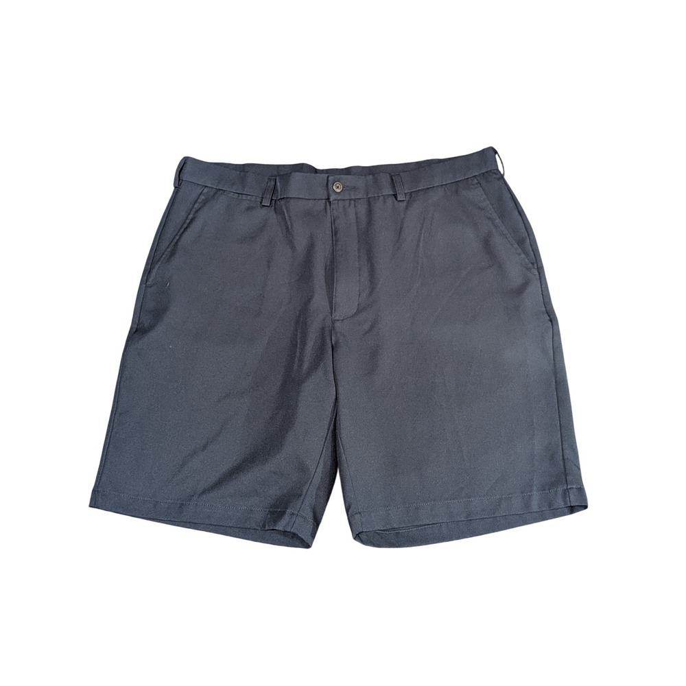 Ben Hogan Mens Performance Golf Shorts Navy Blue Flat Front Size 40 nseam 9